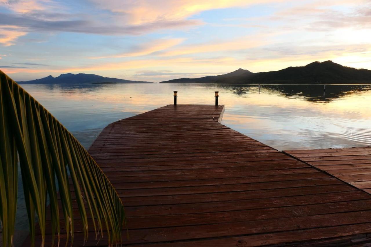 Eden Private Island Tahaa Otel Patio  Dış mekan fotoğraf