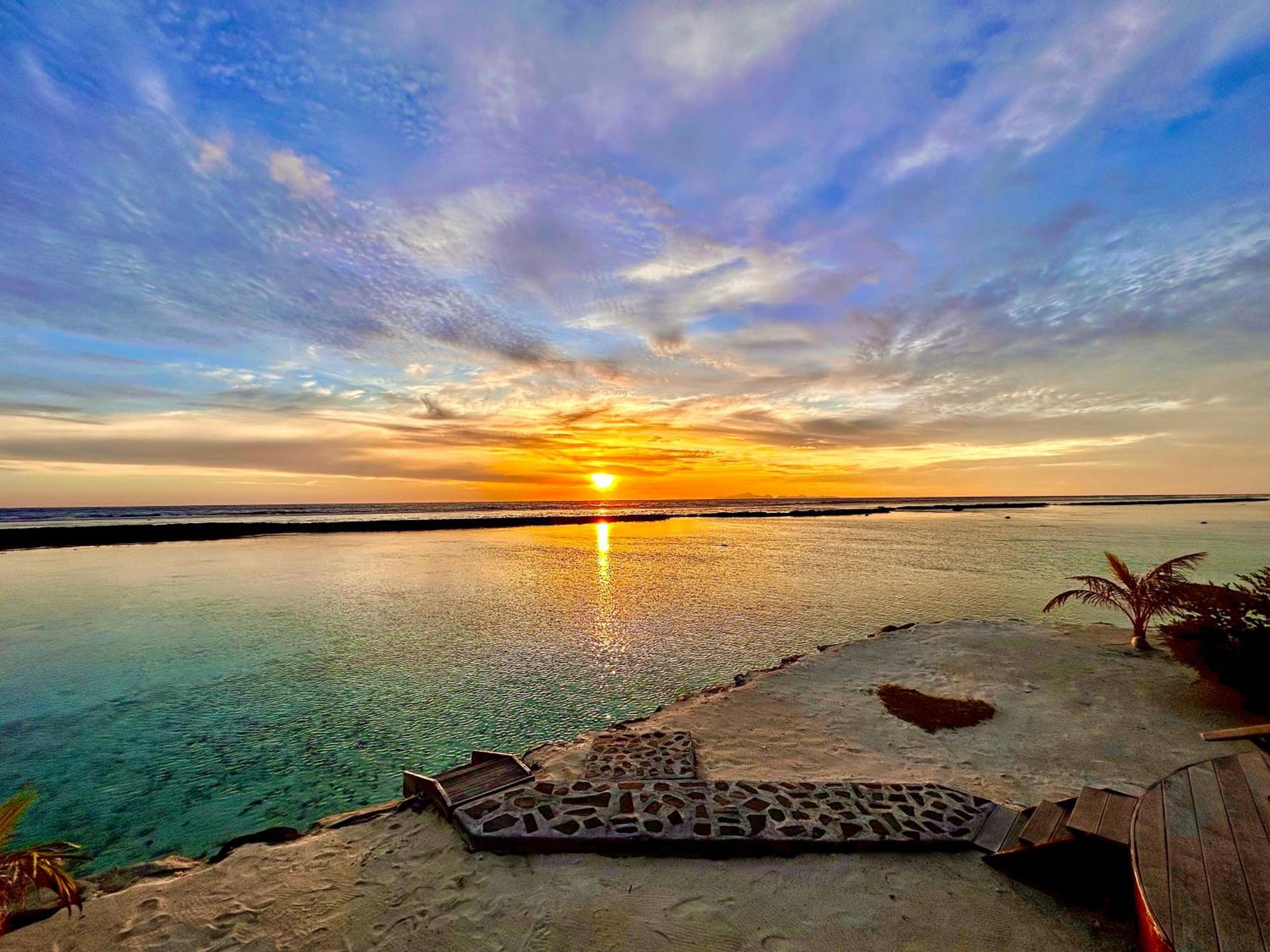 Eden Private Island Tahaa Otel Patio  Dış mekan fotoğraf