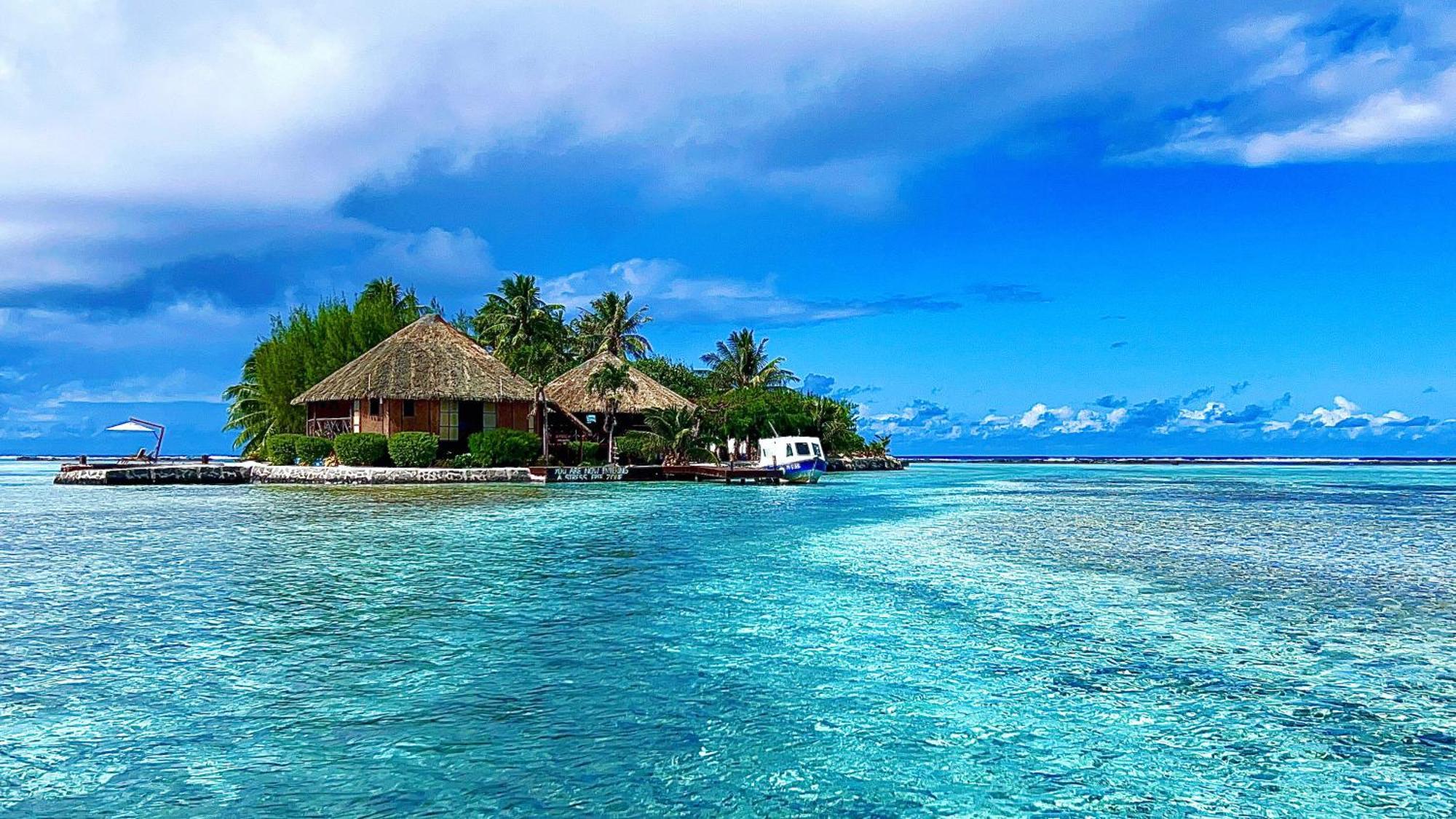 Eden Private Island Tahaa Otel Patio  Dış mekan fotoğraf